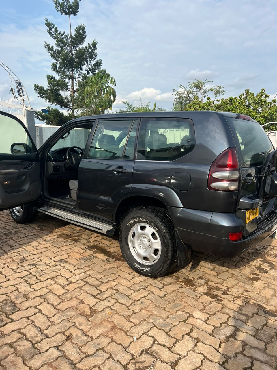 TOYOTA PRADO Toyota Prado: A rugged, versatile SUV engineered for off-road adventures and city life alike. With spacious interiors and advanced safety features, it offers a blend of comfort and capability. - Rent Car Rwanda