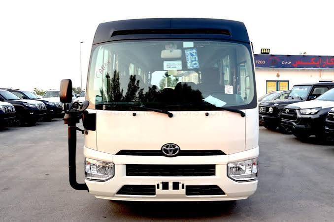 Toyota Coaster a Dependable and Spacious Minibus Perfect for Group Transport with Comfort and Reliability in Mind